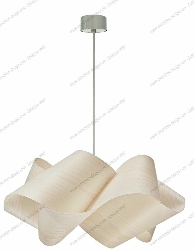 Swirl pendant light small ELFENBEINWEISS / SUSPENSION NICKEL LZF Lamps SINGLE PIECES